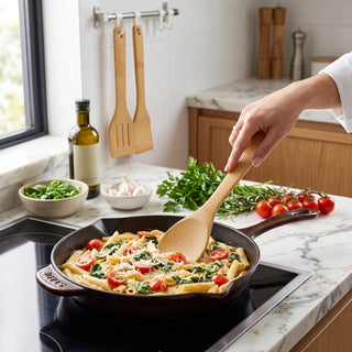 Kitchen Utensil Set Of Bamboo Cooking Tools