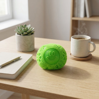 Fidget Toy Stress Relief Desktop Ornament with Squishy Texture - lemon green