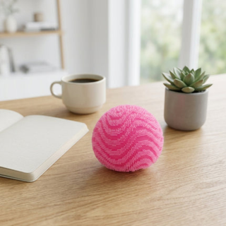 Fidget Toy Stress Relief Desktop Ornament with Squishy Texture - pink