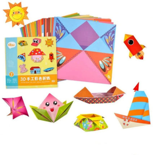 Origami Craft Kit with 3D Paper Animals for Kids