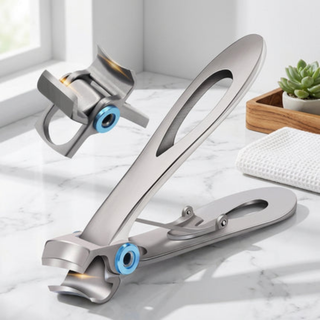 Pet Nail Clippers with Ergonomic Stainless Steel Precision Trimmer - silver