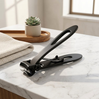 Pet Nail Clippers with Ergonomic Stainless Steel Precision Trimmer - black