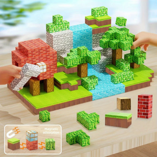 Building Blocks Magnetic Set for Kids STEM Learning