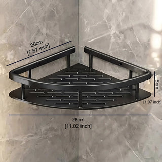 Wall Mounted Corner Bathroom Storage Shower Shelf