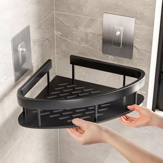 Wall Mounted Corner Bathroom Storage Shower Shelf