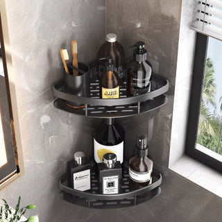Wall Mounted Corner Bathroom Storage Shower Shelf