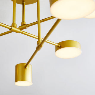 Flush Mount Ceiling Light with Six LED Arms