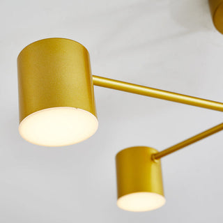 Flush Mount Ceiling Light with Six LED Arms