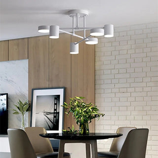 Flush Mount Ceiling Light with Six LED Arms