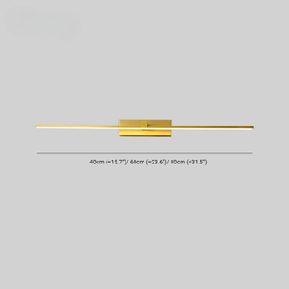 Vanity Wall Light with Slim Linear Aluminum Design