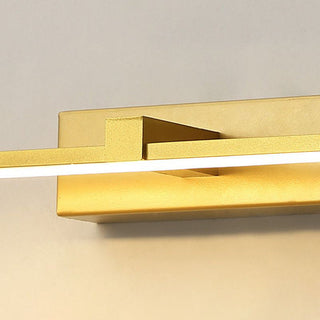 Vanity Wall Light with Slim Linear Aluminum Design