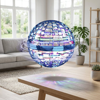 Flying Magic Orb Toy With LED Lights - blue