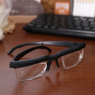 Reading Glasses With Adjustable Magnification For Near Vision