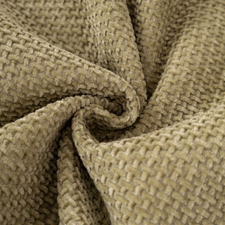 Reversible Sofa Cover Chenille With Decorative Fringes Non Slip
