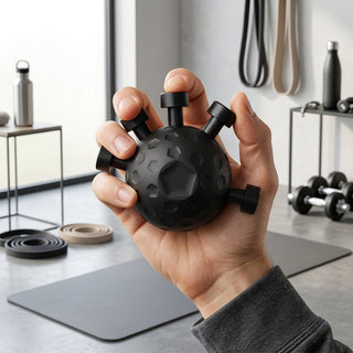 Adjustable Finger Exerciser With Resistance Buttons For Hand Training