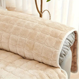 Recliner Chair Cover Quilted With Non Slip Decor