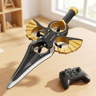 Gesture Control Flying Sword Toy With Foam Body - yellow