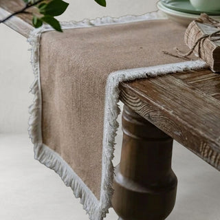 Table Runner Rustic Jute Design for Dining Table