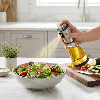 Oil sprayer bottle with fine mist nozzle
