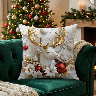 Christmas decorative pillow covers set of four