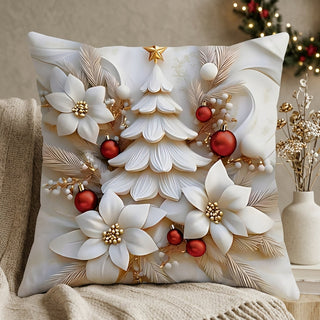 Christmas decorative pillow covers set of four
