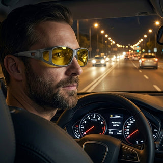 Driving Glasses with Polarized Anti Glare Lenses for Night