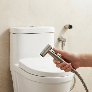 Bidet Sprayer For Toilet With Stainless Steel Wall Mount