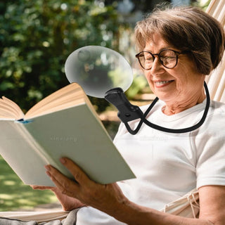 Hands Free Magnifier With 5X Lens For Reading