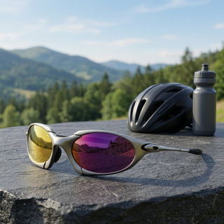 Sport Sunglasses For Men With Polarized Lenses - purple