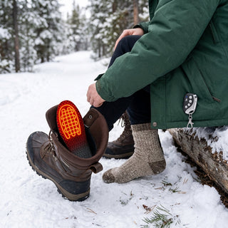 Heated Insoles With Rechargeable Battery And Adjustable Heat