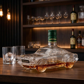 Car Shaped Glass Whiskey Decanter With Stopper