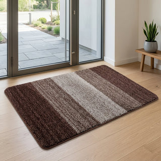 Doormat With Non Slip Base For Entrance Areas - brown