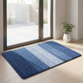 Doormat With Non Slip Base For Entrance Areas - navy blue