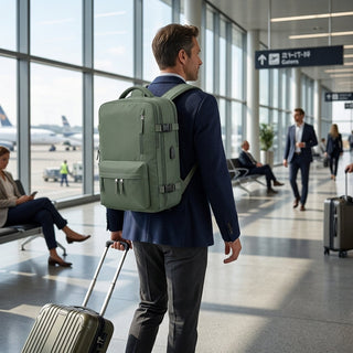Oxford Hiking Backpack With Multiple Compartments And Zippered Pockets