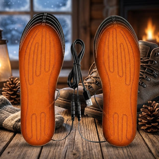 Heated Insoles With USB Charging And Adjustable Temperature Control