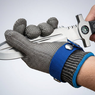 Stainless Steel Safety Glove With Cut Resistant Design