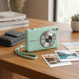 Compact Digital Camera With 1080p Video And HD Photos - green