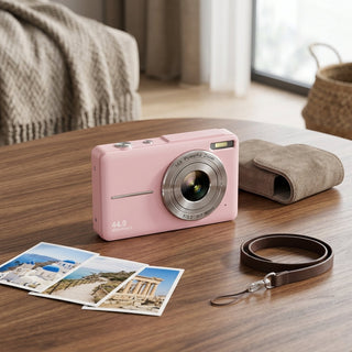 Compact Digital Camera With 1080p Video And HD Photos - pink
