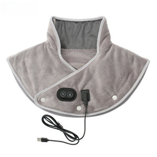 USB Neck Warmer and Massager with Adjustable Heat - gray