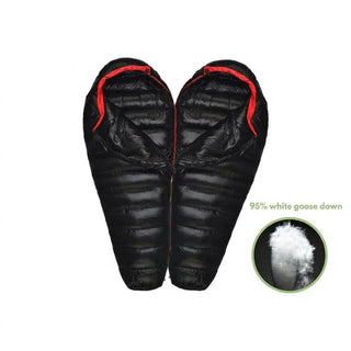 Cold Weather Sleeping Bag with Ripstop Nylon and Adjustable Hood