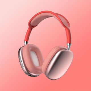 Wireless Headphones with Active Noise Cancelling and Deep Bass - pink