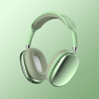 Wireless Headphones with Active Noise Cancelling and Deep Bass - green