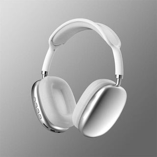 Wireless Headphones with Active Noise Cancelling and Deep Bass - silver