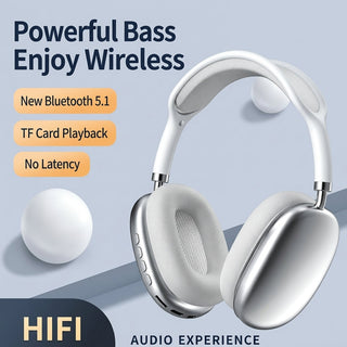 Wireless Headphones with Active Noise Cancelling and Deep Bass