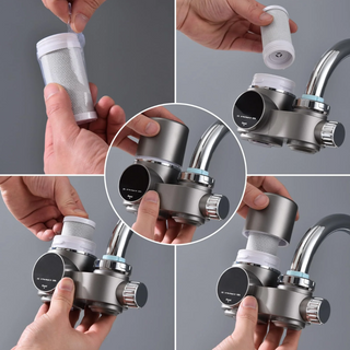 LED Display Faucet Water Filter with UV Sterilization Light