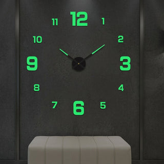 Metal Wall Clock With Silent Quartz Movement And Large Readable Numbers | Nash