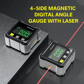 Digital Angle Finder With Magnetic Mount And Aluminum Alloy Construction Laser | Parkman