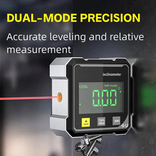 Digital Angle Finder With Magnetic Mount And Aluminum Alloy Construction Laser | Parkman