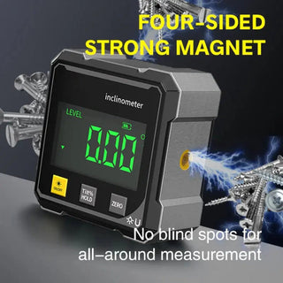 Digital Angle Finder With Magnetic Mount And Aluminum Alloy Construction Laser | Parkman