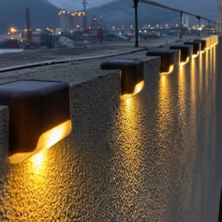 Wireless Solar LED Wall Lights With Weather Resistant Design And Automatic Sensor | Patton
